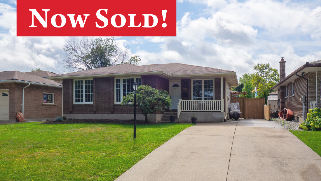 now sold banner on 46 fir ave st catharines