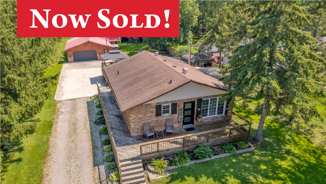 now sold banner on 700 hines rd dunnville sold by frank ruzycki real estate