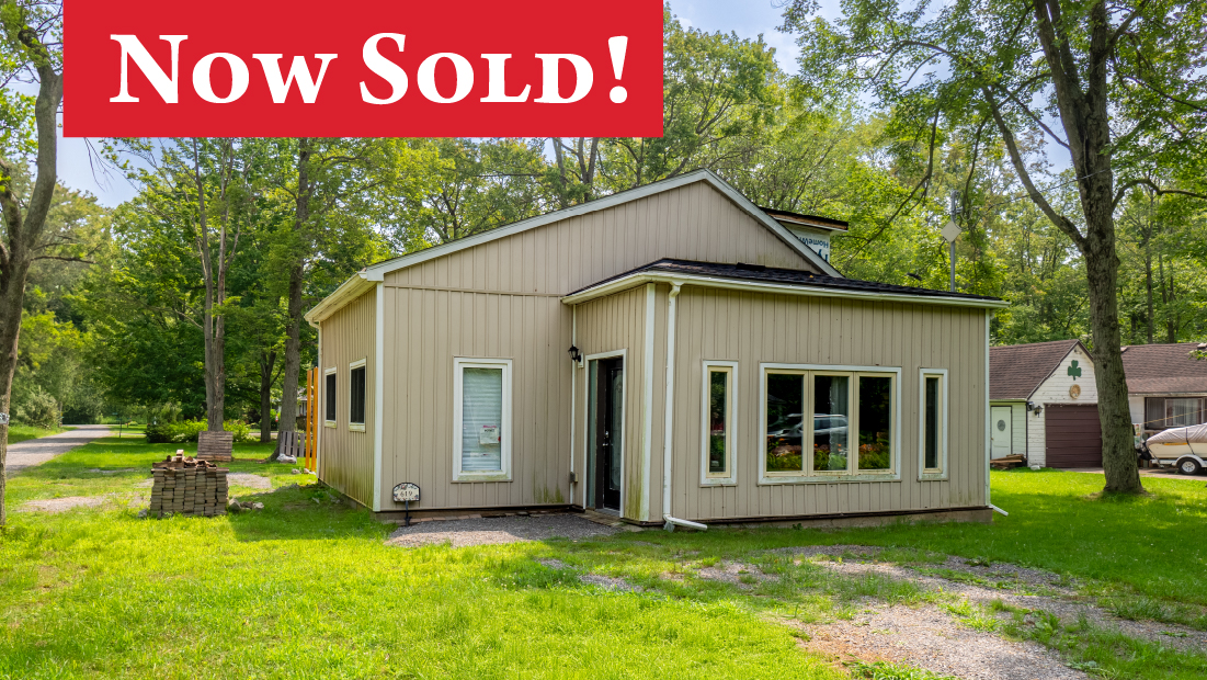now sold banner on 619 wyldewood rd port colborne sold by frank ruzycki real estate