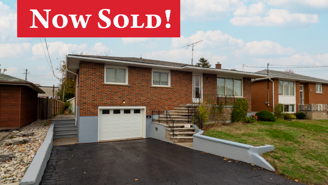 now sold banner on 14 brock st port colborne sold by frank ruzycki real estate