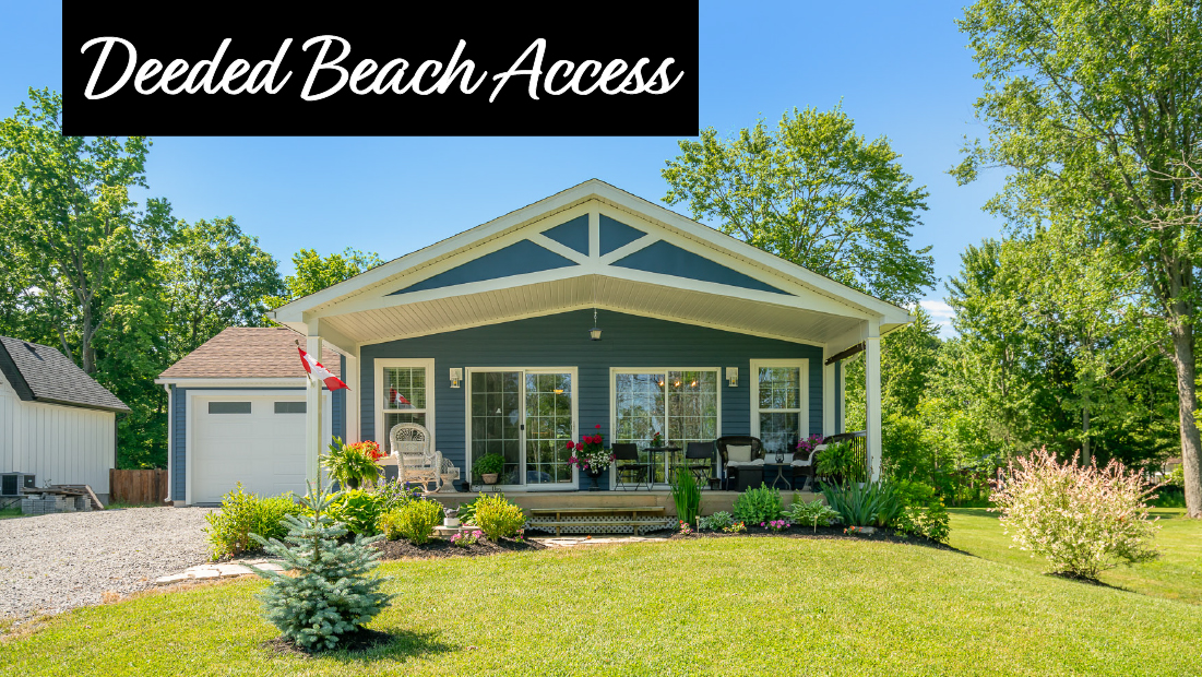 deeded beach access banner on 3545 firelane 7 sherkston for sale by frank ruzycki real estate