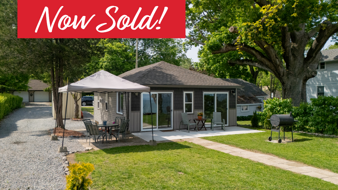 now sold banner on 11215 harbourview rd wainfleet sold by frank ruzycki real estate