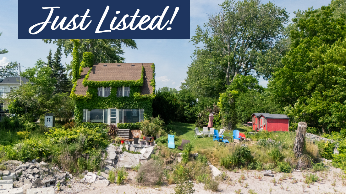 just listed banner on 12851 old lakeshore rd e wainfleet for sale by frank ruzycki real estate