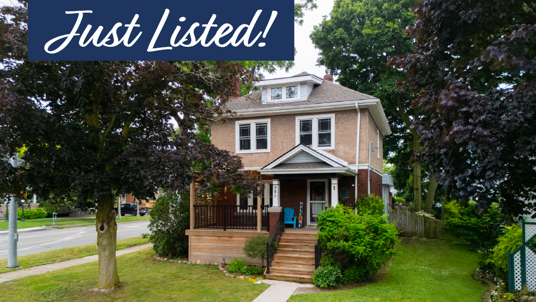 just listed banner on 265 clarence st port colborne for sale by frank ruzycki real estate