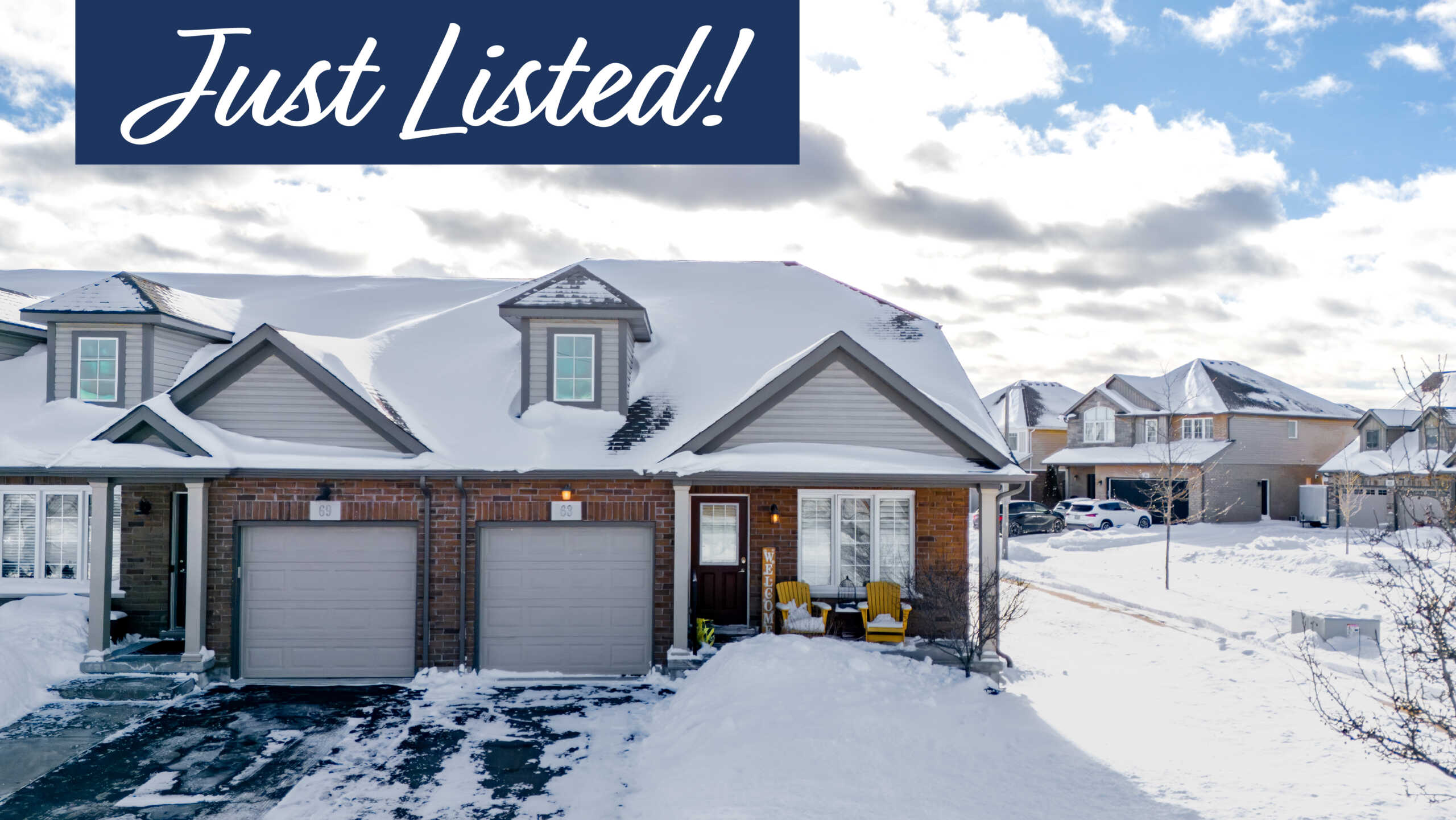 just listed banner on 63 falcon dr welland for sale by frank ruzycki real estate